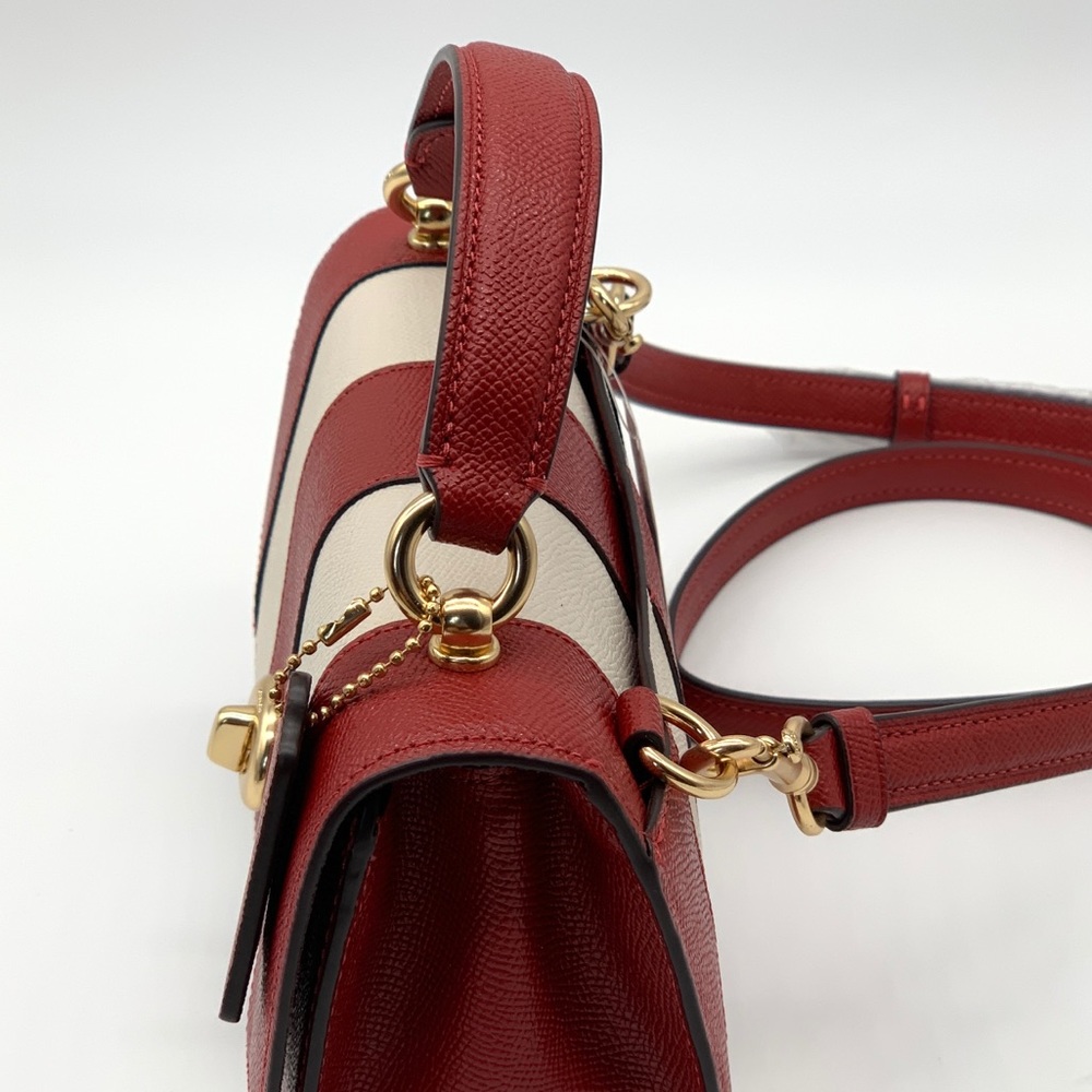 Coach Tilly Satchel 23 Red/Chalk - Picture 12 of 12